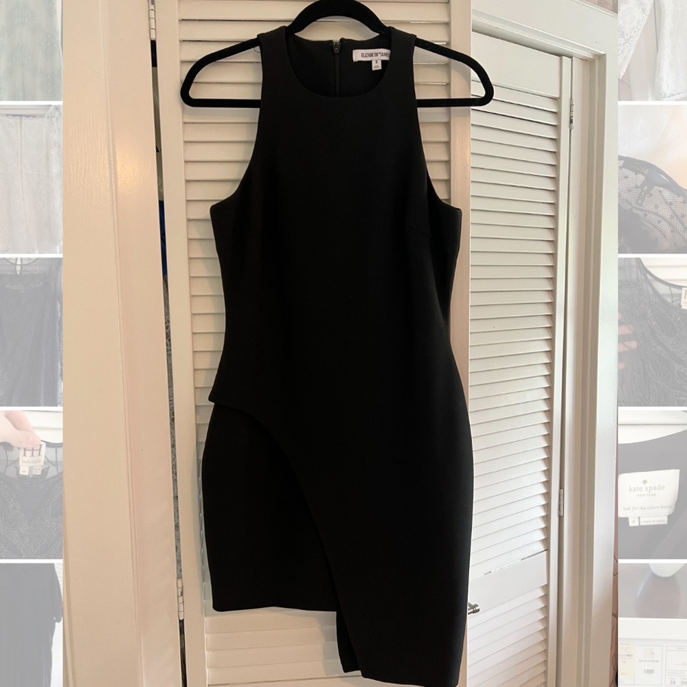 Elizabeth and James Black Bodycon Dress